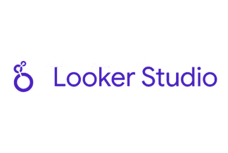 Skaitmeninės rinkodaros duomenų ataskaitų įrankio Looker Studio logotipas