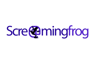 Skaitmeninės rinkodaros įrankio Screaming Frog, kuris padeda pagerinti svetainės SEO, logotipas